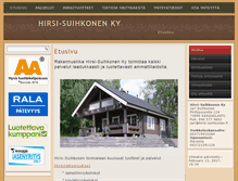 Tablet Screenshot of hirsi-suihkonen.fi
